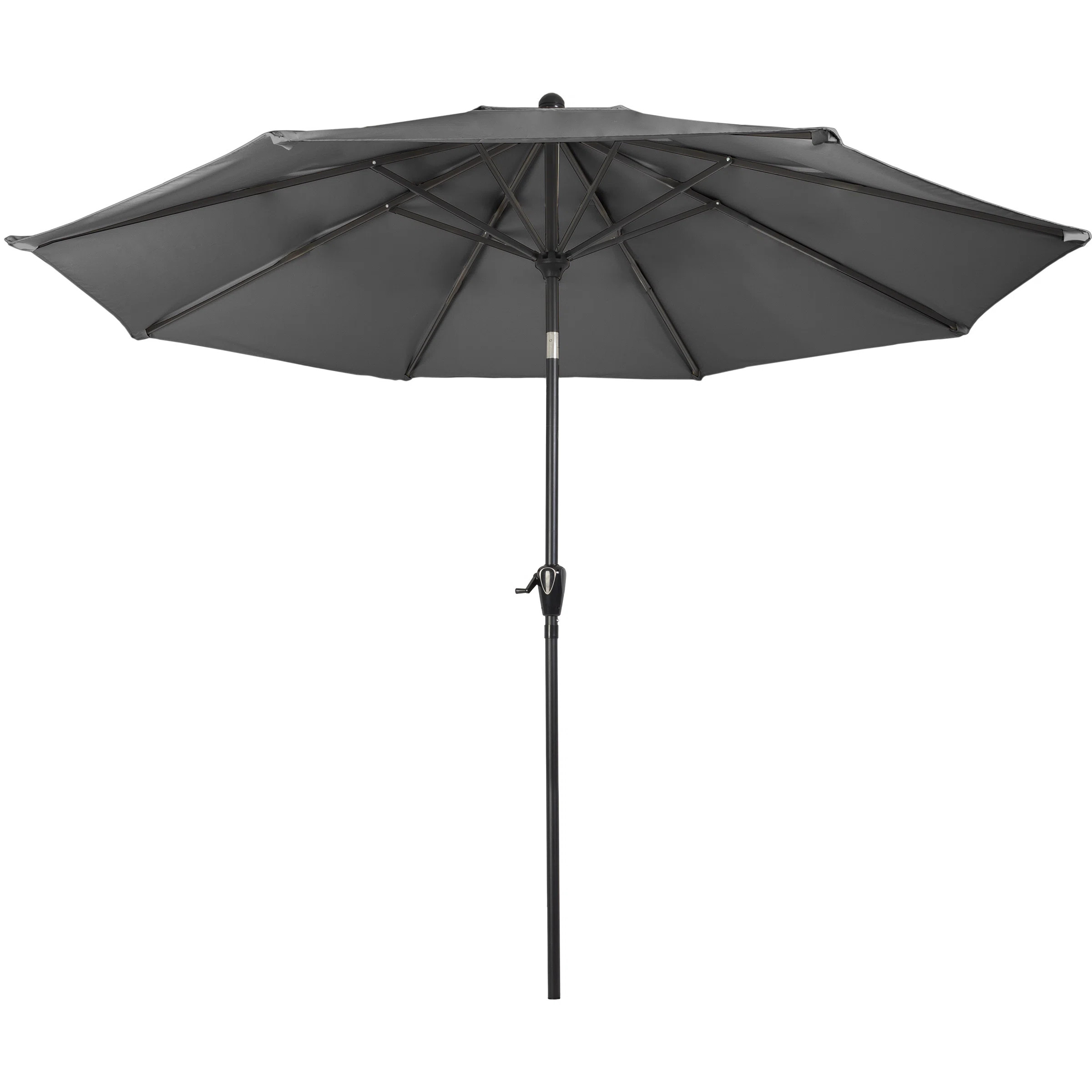 Beachcrest Home™ Kelton Patio Umbrella with Auto Tilt - 10' Easy Crank Outdoor Umbrella with Ve... | Wayfair North America