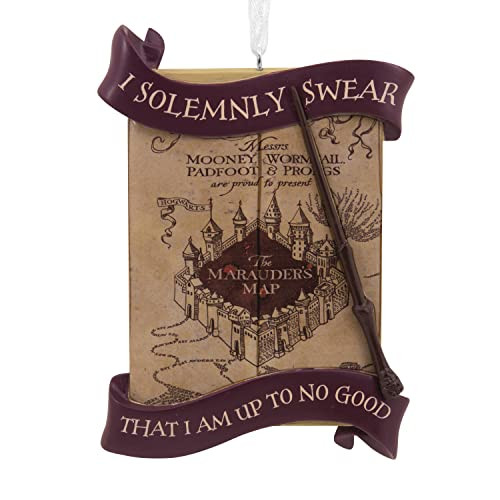 Hallmark Harry Potter Marauder's Map Resin Christmas Ornament | Amazon (US)