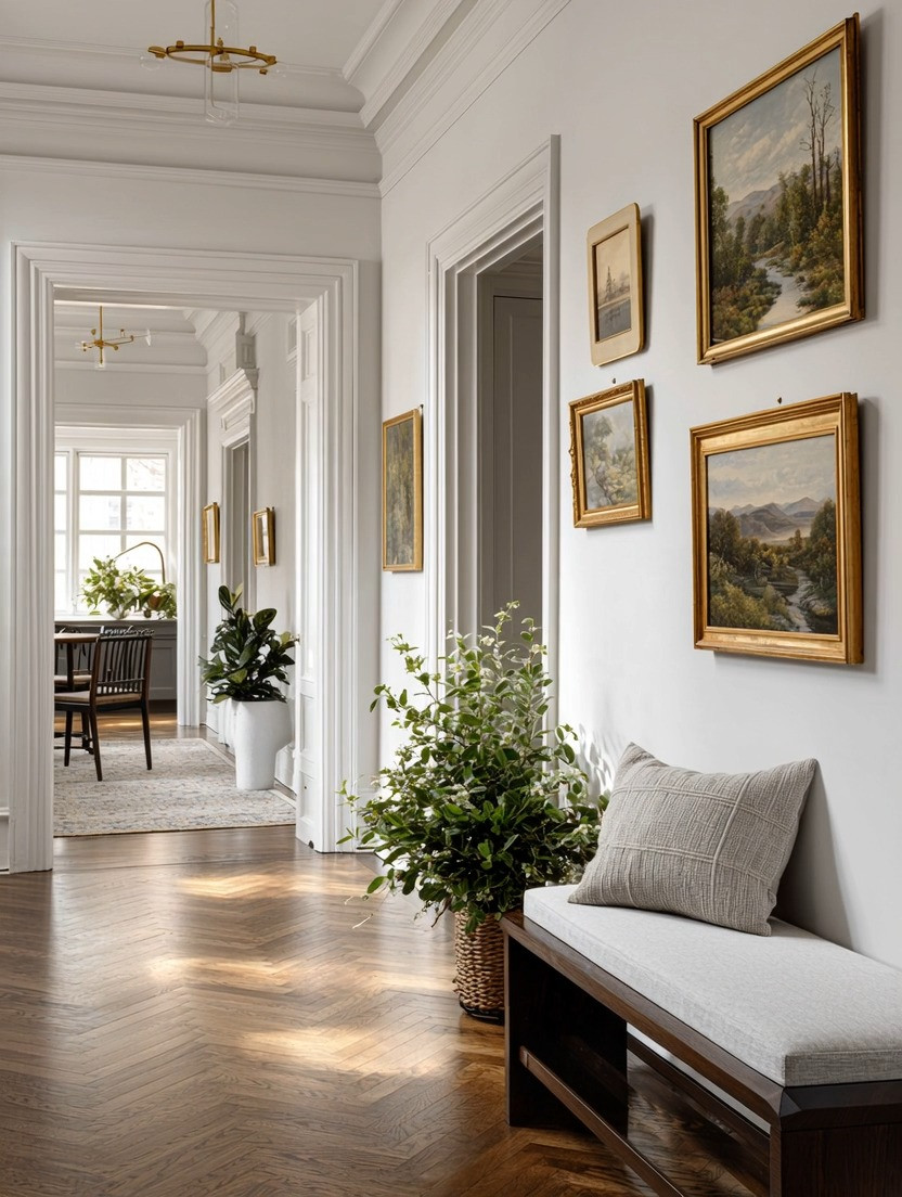 Want to dramatically transform a wall? Start collecting beautiful gold-framed art.

And we do mean collecting—because the most interesting walls rarely look like they were decorated all at once.

Start with a few pieces you genuinely love. We personally gravitate toward nature and landscape art because it brings the outdoors into the home in such a timeless way, but the subject is entirely personal. Antique art, architecture, travel, botanicals, family memories—choose what speaks to you.

Then build slowly. Mix different sizes, slightly different gold finishes and even different frame profiles. Let the collection continue through a hallway or into another room rather than limiting everything to one traditional gallery wall.

That repetition of beautiful gold frames throughout the home creates continuity and makes even simple ivory walls feel considered.

Start with a few. Add as you find pieces you love. A collected home should look collected.

We’ve curated beautiful gold-framed art in different sizes and styles to help you begin your own collection.

#wallart #goldframes #gallerywall #homedecor 

 #LTKHome