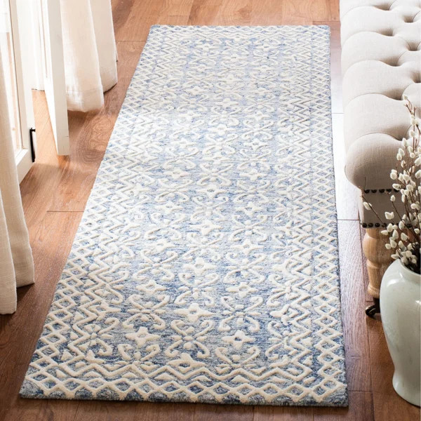 Simmerman Hand Tufted Wool Geometric Rug | Wayfair North America