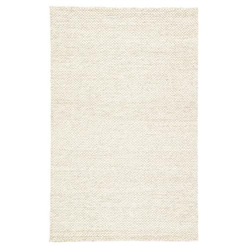 Jaipur Living Scandinavia Rakel Modern Beige Wool Solid Rug - 5'x8' | Kathy Kuo Home