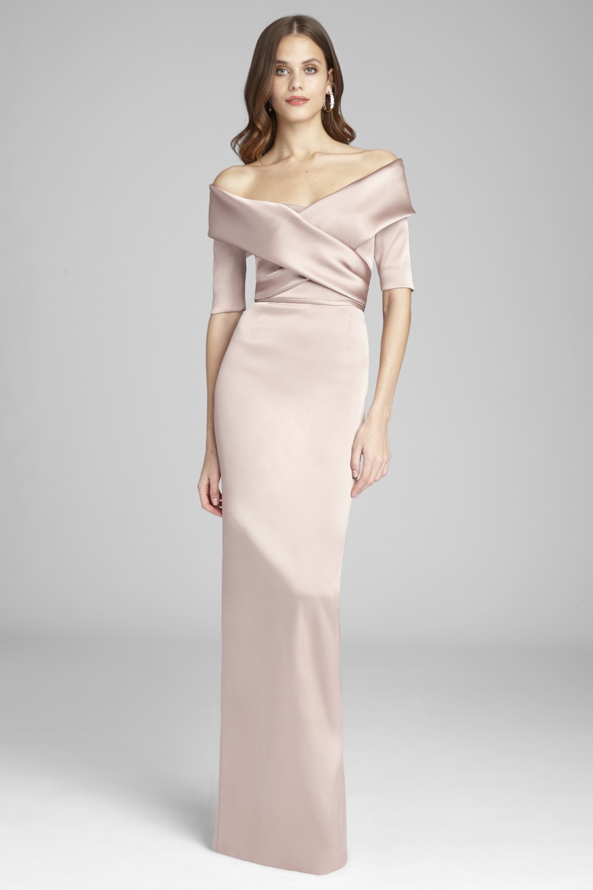 off the shoulder mother of the bride gowns