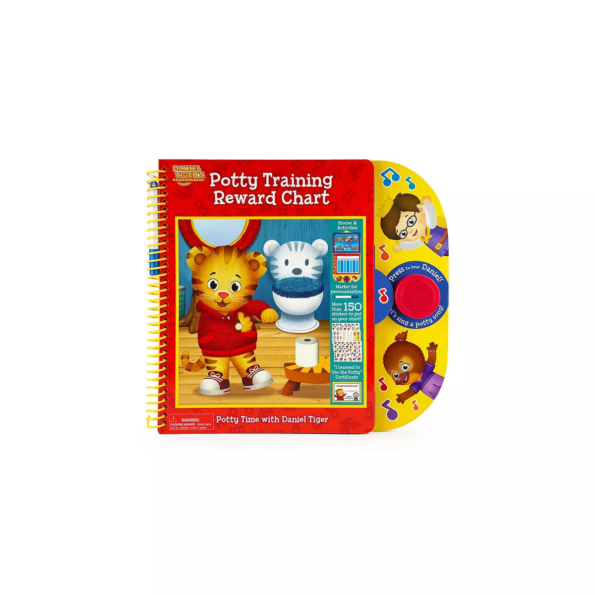 Daniel Tiger Potty Training Reward Chart - by  Cottage Door Press (Mixed Media Product) | Target