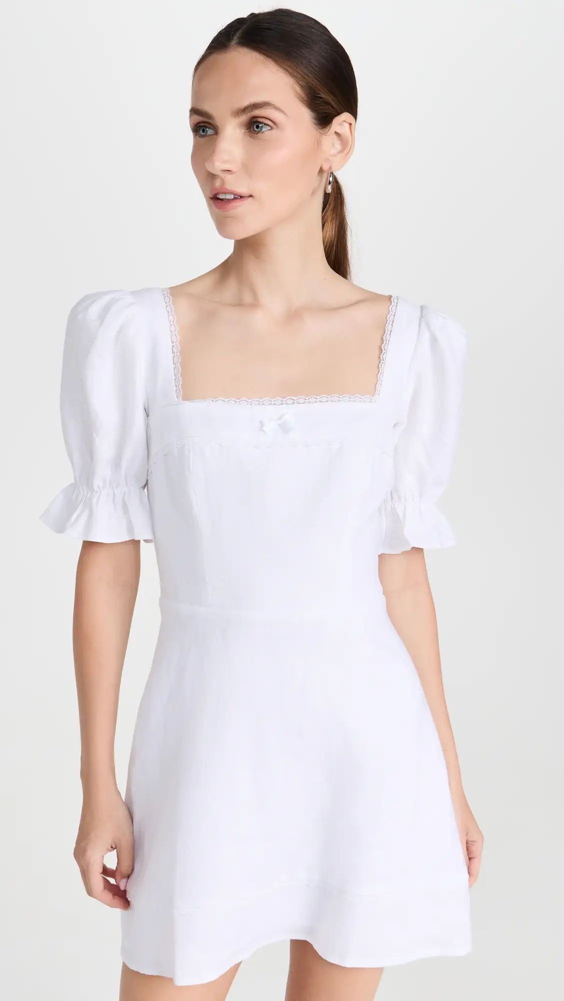 Reformation Evianna Linen Mini Dress | Shopbop | Shopbop