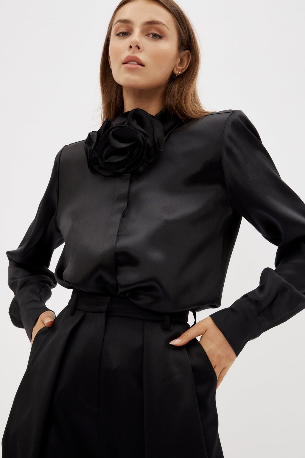 Black Silk Shirt | Desordre (AU)