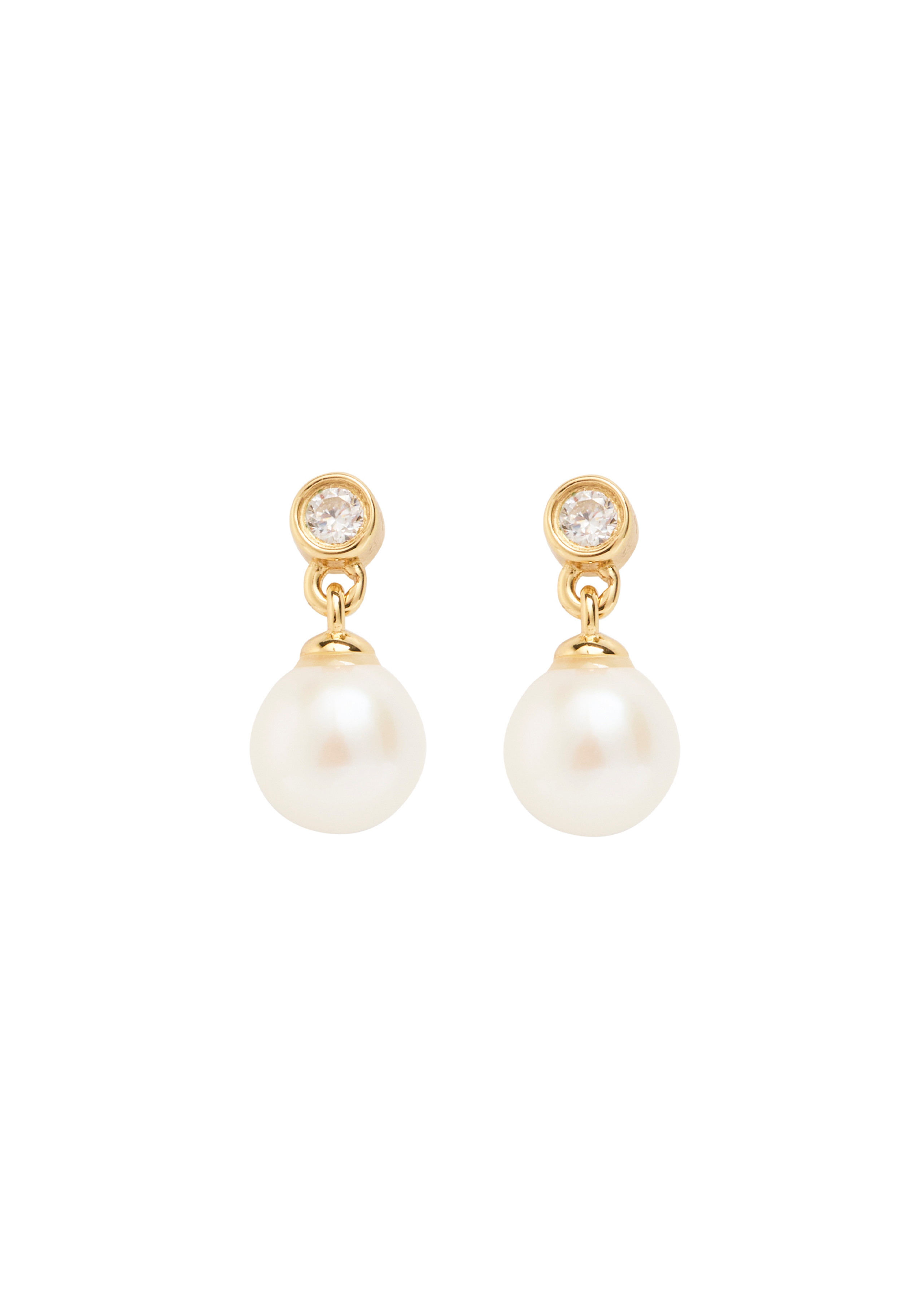 Odile Mini 18kt gold-plated drop earrings | Harvey Nichols