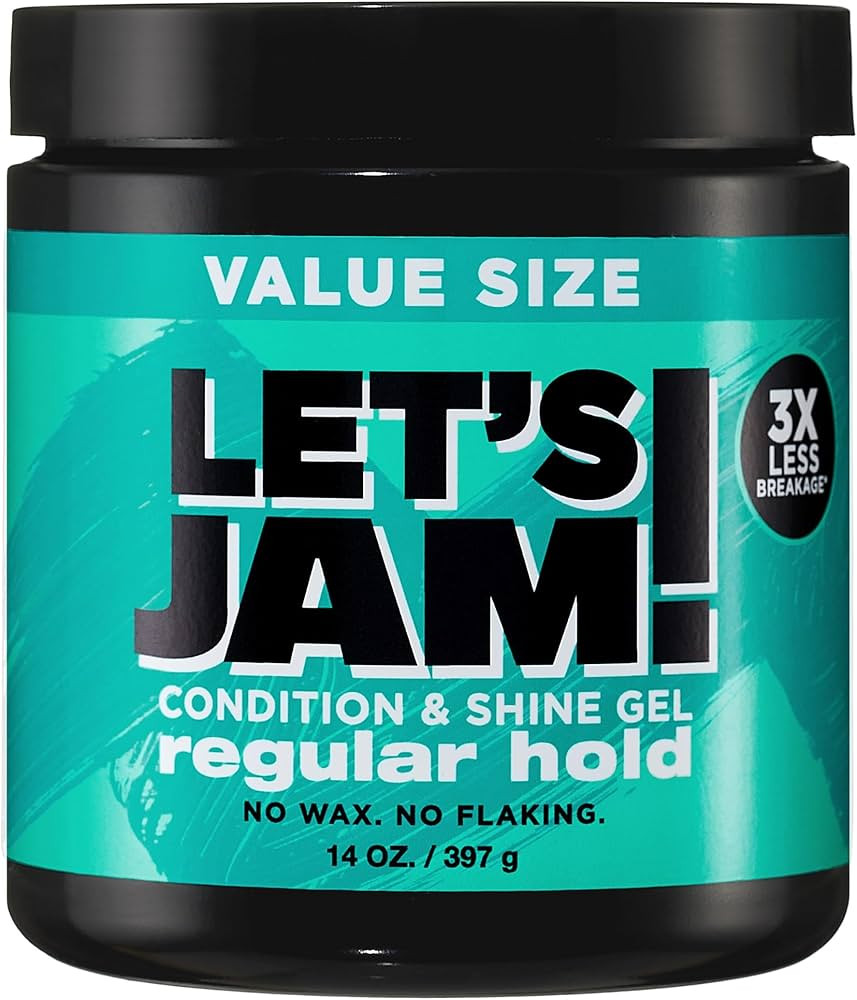SoftSheen-Carson Let's Jam! Shining and Conditioning Hair Gel by Dark and Lovely, Regular Hold, A... | Amazon (US)