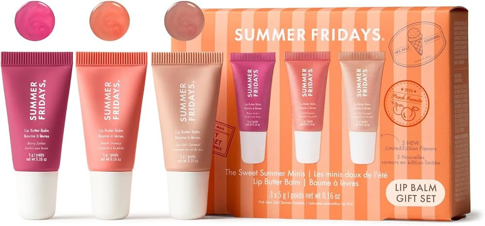 Summer Fridays Sweet Summer Minis Lip Balm Trio (0.35 Oz, 3 Ct) | Amazon (US)