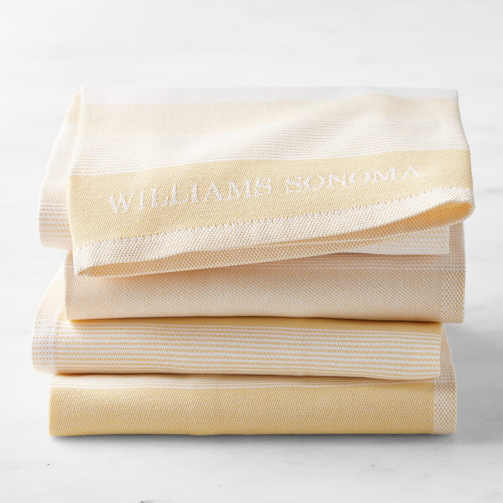 Williams Sonoma Logo Stripe Towels | Williams-Sonoma