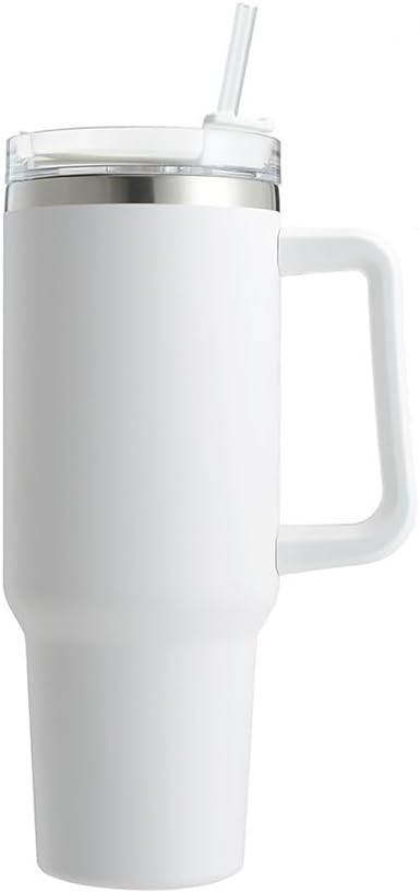 Simply Modern 40 Oz Tumbler Simple Stainless Steel Water Bottle Cup with Handle and Straw Proof V... | Amazon (CA)