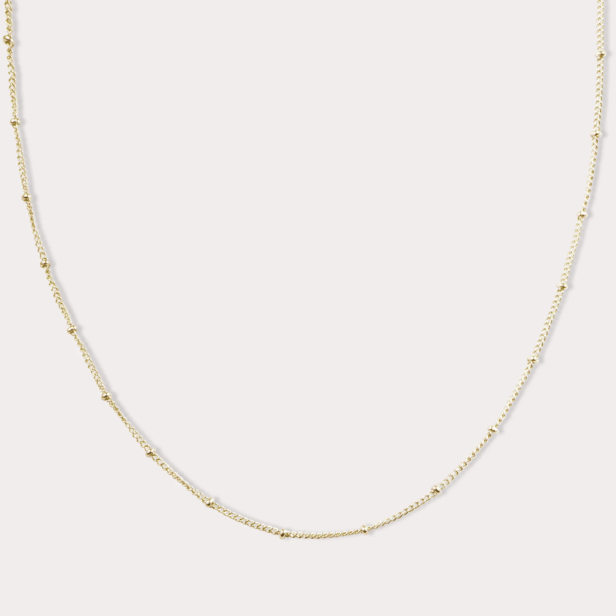 Gold Jewelry Birdy Grey Beads Chain by Mia Bijoux | Birdy Grey