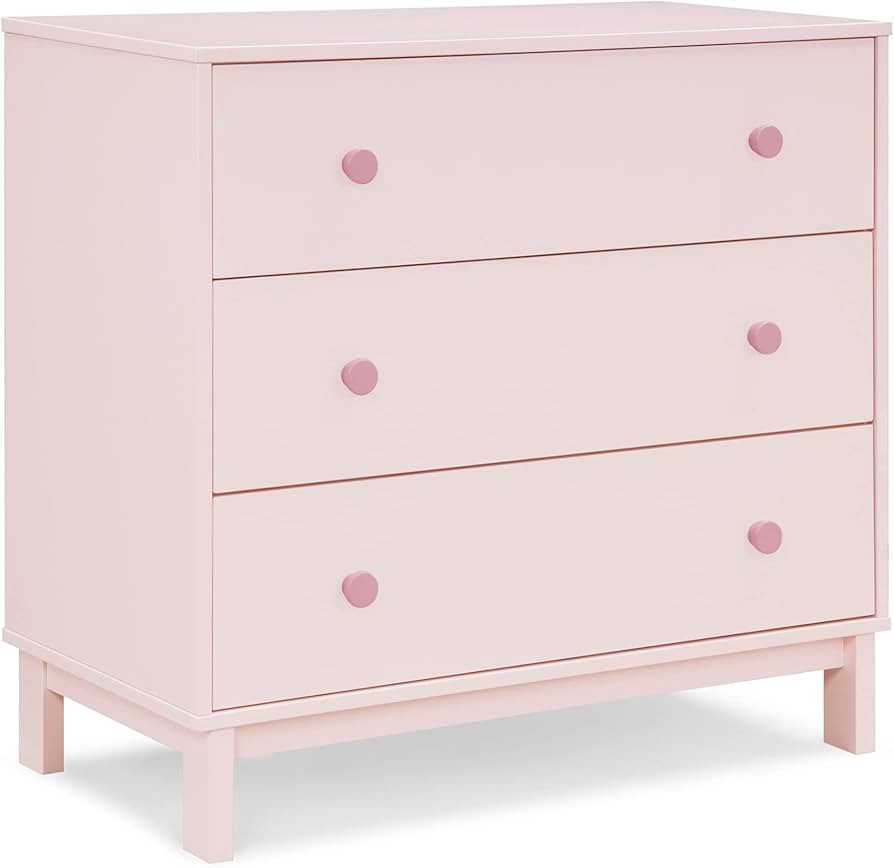 babyGap by Delta Children Legacy 3 Drawer Dresser - Greenguard Gold Certified, Blush Pink/Dark Pi... | Amazon (US)
