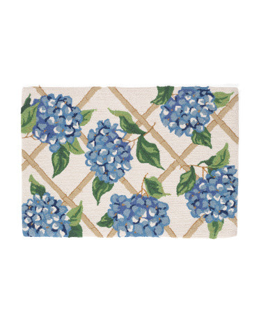 27x40 Wool Hydrangea Hook Rug | Home | Marshalls | Marshalls