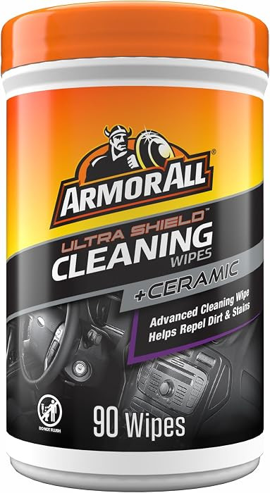 Armor All Ultra Shield + Ceramic Cleaning Wipes by Armor All, Car Interior Cleaner Wipes with Sta... | Amazon (US)