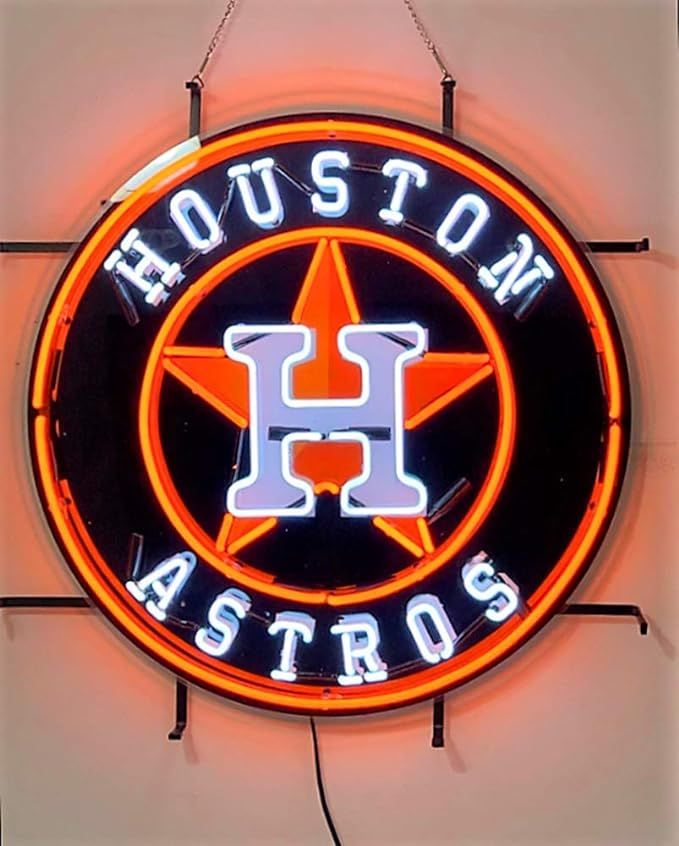 Amazon.com : Desung 24"x24" Houston Sports Team Neon Sign Light Lamp HD Vivid Printing Tech Beer ... | Amazon (US)