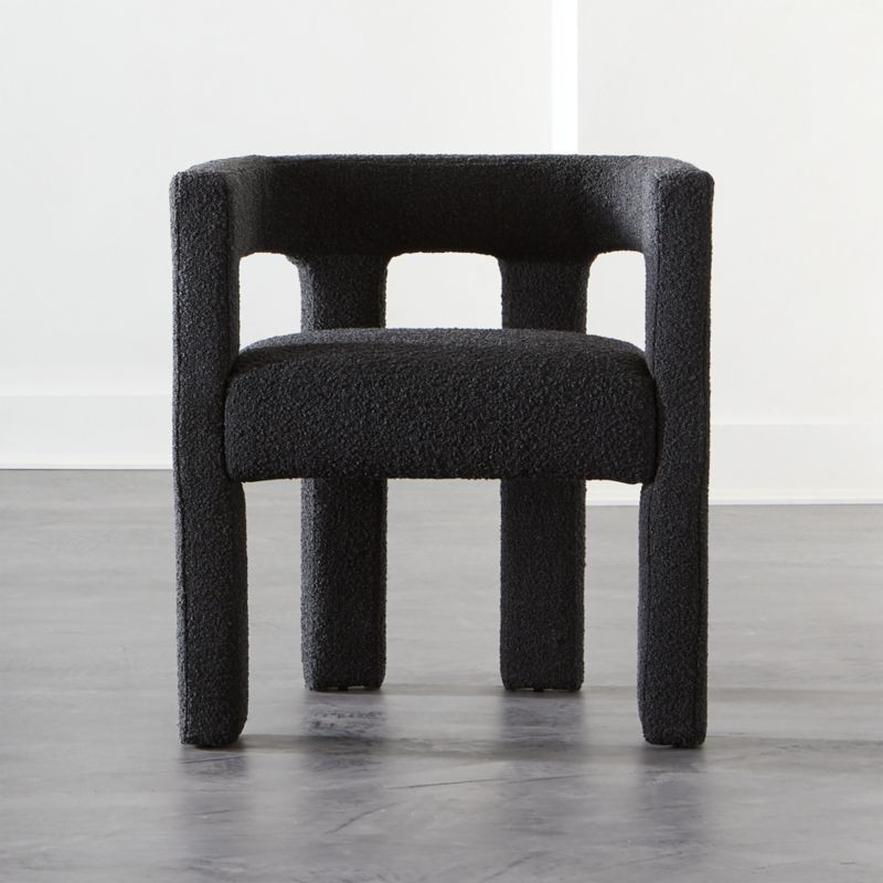 Stature Black Dining Armchair + Reviews | CB2 | CB2
