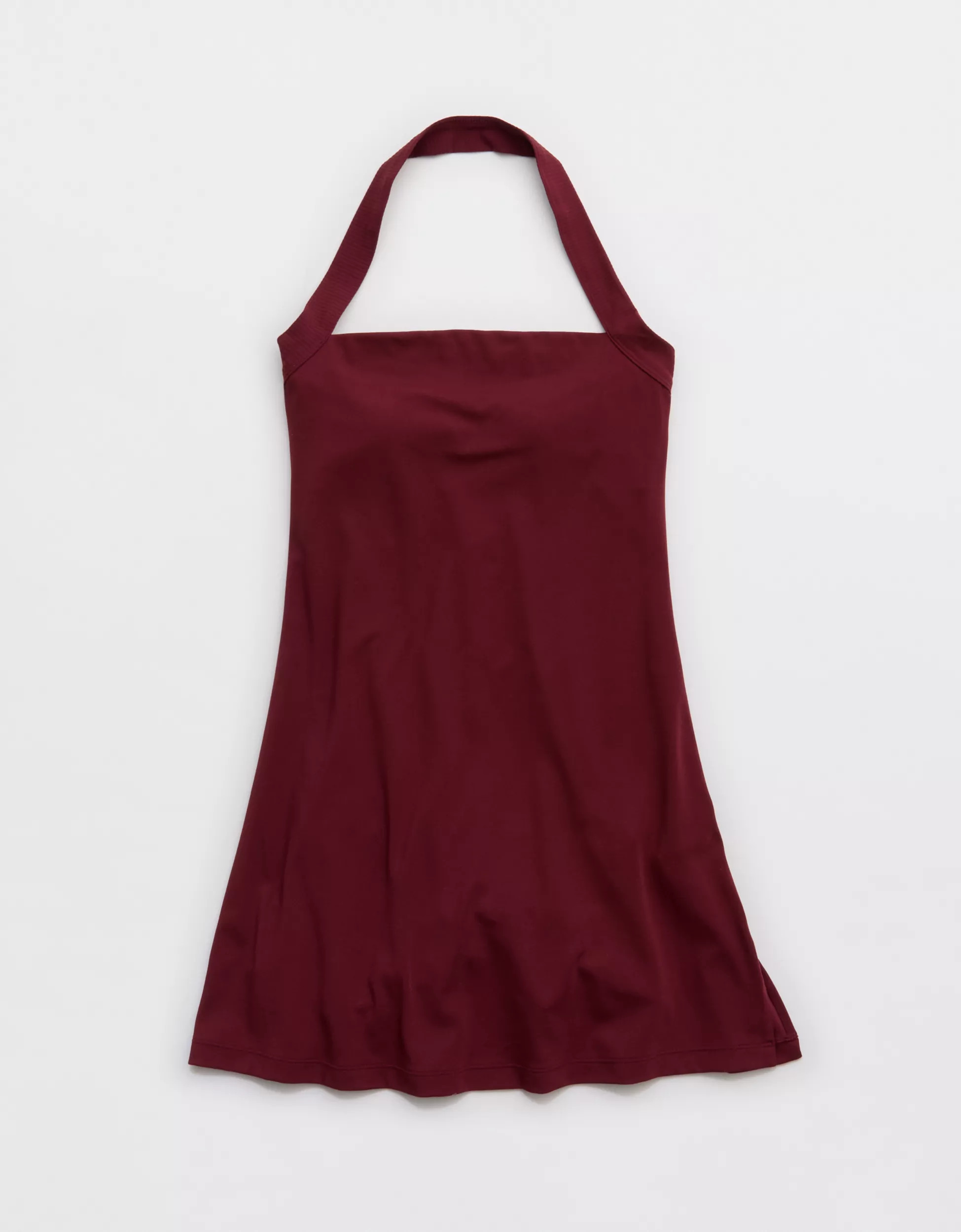OFFLINE By Aerie Real Me Halter Mini Dress | American Eagle Outfitters (US & CA)