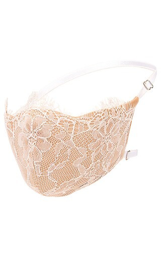 Katie May Provocateur Face Mask in Ivory & Nude from Revolve.com | Revolve Clothing (Global)