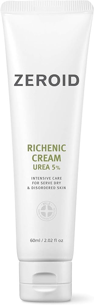 ZEROID Richenic Cream with Urea 5% Intensive Care Korean Dermocosmetic Skincare for Dry & Disorde... | Amazon (US)