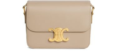 Teen Triomphe Bag in Shiny Calfskin - CELINE | 24S US