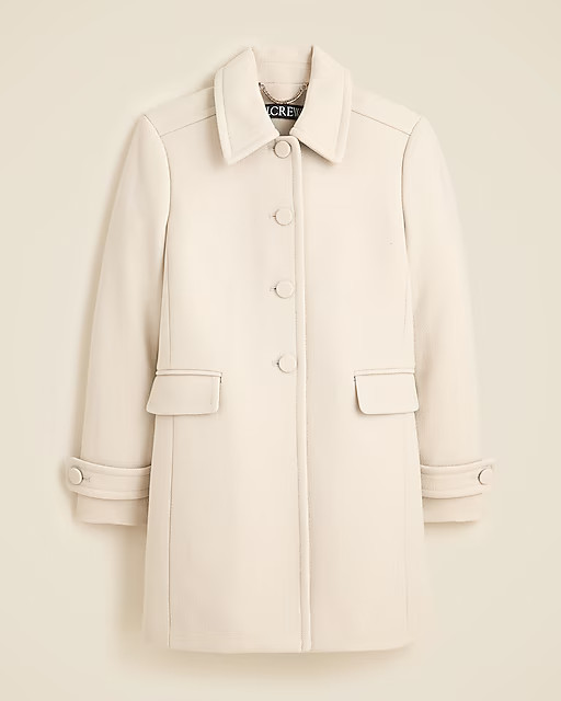 Salon coat in Italian double-cloth | J. Crew US