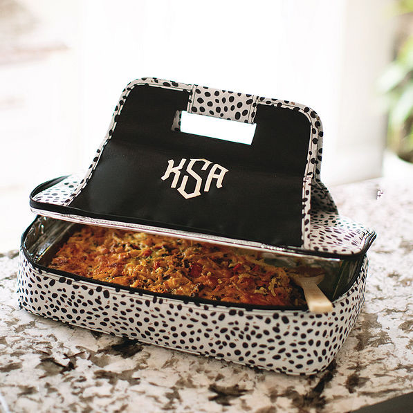 Monogrammed Casserole Carrier | Marleylilly