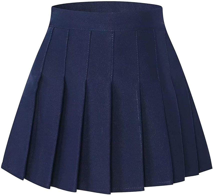 SANGTREE Girls Women's Pleated Skirt with Comfy Stretchy Band, 2 Years - Adult XXL | Amazon (US)