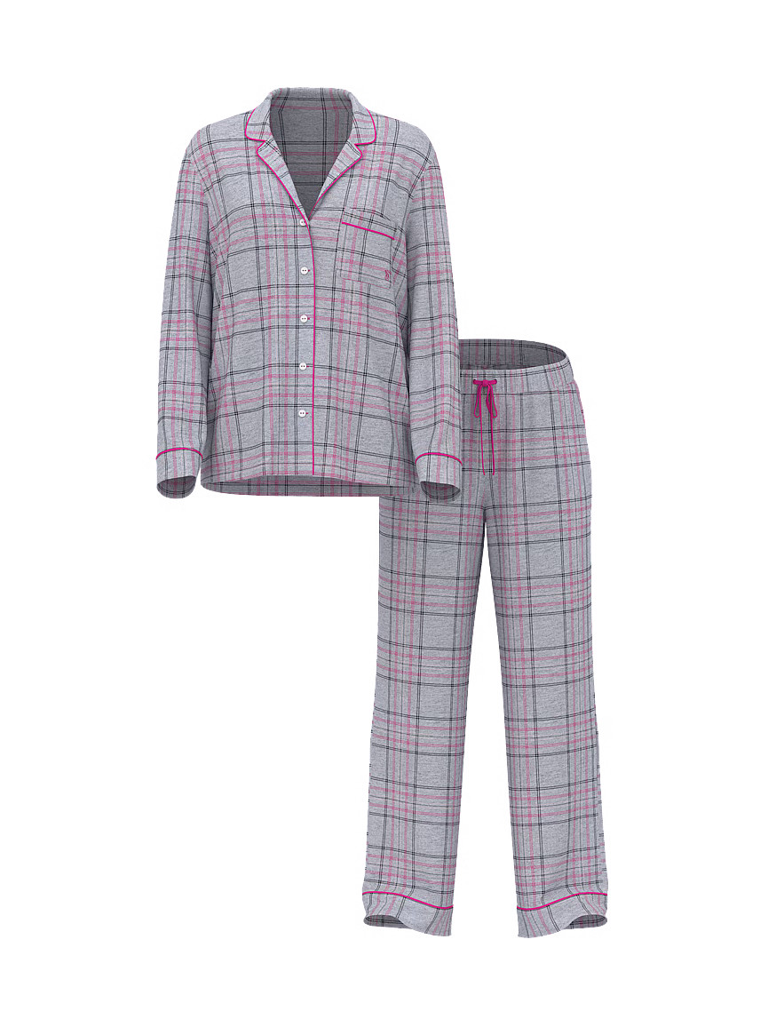 Buy Flannel Long Pajama Set, Print - Order Pajamas Sets online - Victoria's Secret US | Victoria's Secret (US / CA )