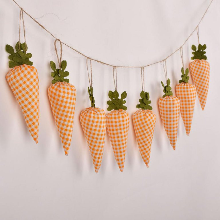 Famure Wall Hanging|Easter Banner Carrot-shaped Cheerful Party Wall Decoration - Walmart.com | Walmart (US)