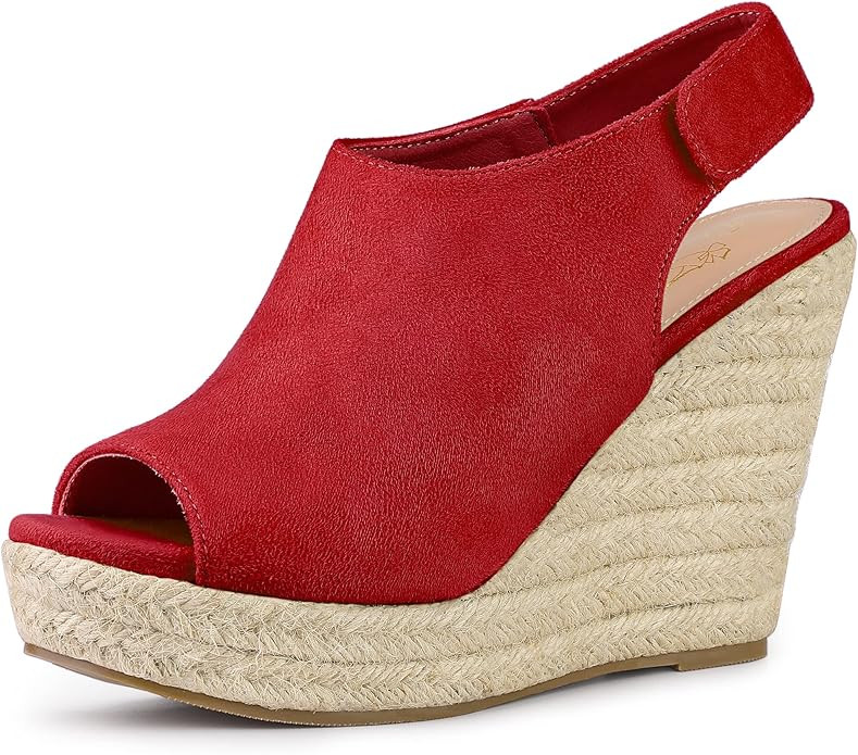 Perphy Platform Heels Espadrille Wedges Sandals for Women | Amazon (US)