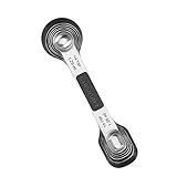 Amazon.com: Cuisinart CTG-00-6MSP Stainless Steel 6P Set of Magnetic Measuring Spoons, Black & Si... | Amazon (US)