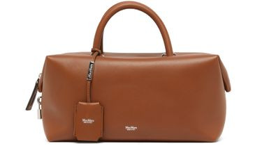 Holdallm top-handle leather bag | 24S US