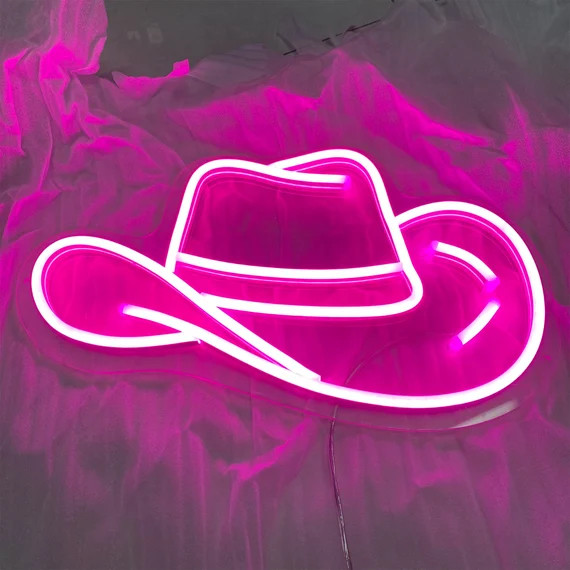 Cowboy Hat Neon Sign  Cowboy Straw Hat Neon Sign  Cowboy Hat | Etsy | Etsy (US)