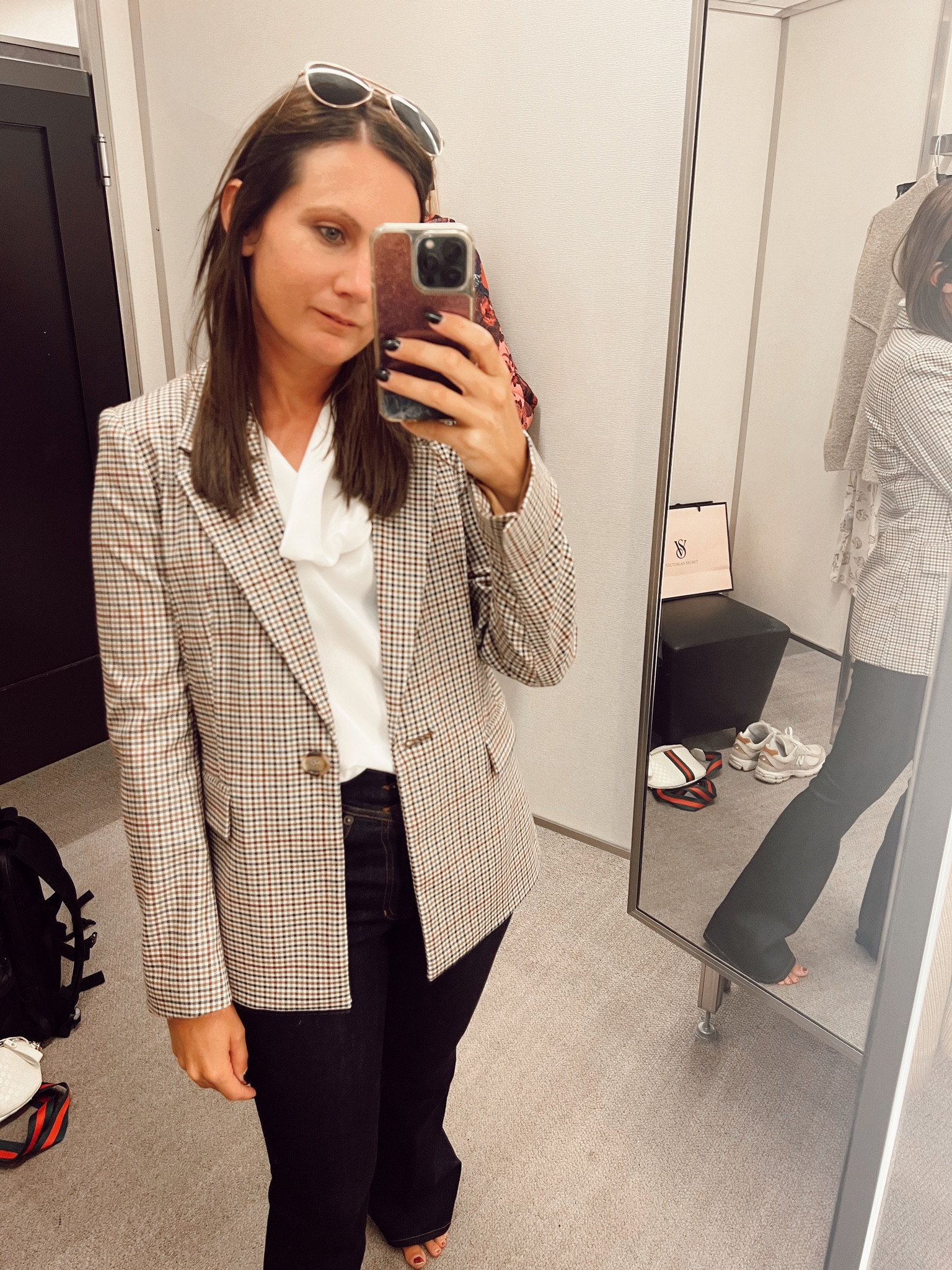 Work wear
Business casual
Professional
Checkered blazer
High waist dark blue Jean denim flare jeans
Plain white work top
Fall outfit
Office
Nordstrom anniversary sale
NSale

Coastal grandmother 
Country club
Preppy style
Nordstrom anniversary sale
NAS
Nordstrom Sale
Fall sweaters
Faux leather leggings
Knee high boots
Ugh sale
Back to school
Work clothes
Vest
Outerwear 
Amazon fashion
Finds
Casual style
Weekend outfit
Sets
Date outfit
Revolve 
Under $200
Cocktail 
Easter dress
Spring outfit
Brunch
Night out
Date night
Pink
Floral

Blue white striped tie dress Amazon fashion 
Knee length
Beach trip

White skirt
Business professional 
Business casual
Work pant 
Wide leg
High waist
Under $100
Work wear
Long white midi skirt
Nordstrom 

Follow my shop @clairecumbee on the @shop.LTK app to shop this post and get my exclusive app-only content!

#liketkit #LTKSeasonal #LTKxNSale #LTKworkwear
@shop.ltk
https://liketk.it/4euZH

#LTKBacktoSchool #LTKFind #LTKxNSale