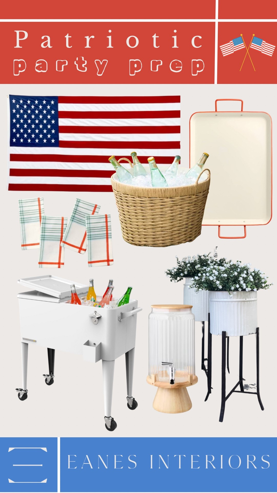 Patriotic party prep for Memorial Day and Fourth of July. Currently up to 40% off through Saturday. 🇺🇸

#redwhiteblue #america #usa 

#LTKParties #LTKFindsUnder100 #LTKSaleAlert