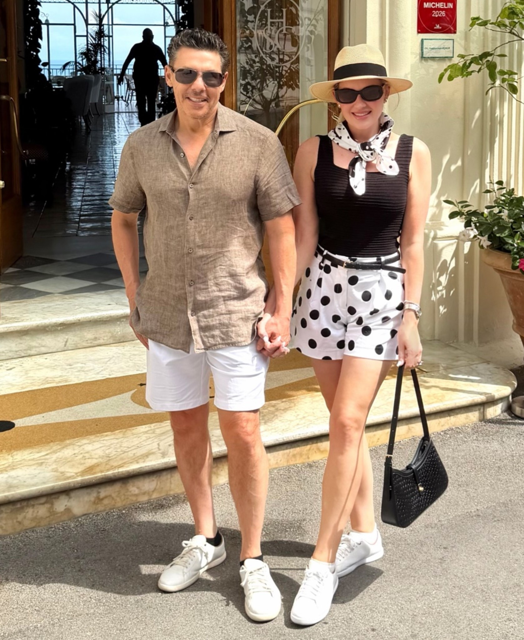 Amalfi Coast style, linked. 🇮🇹✨

My shorts are from Zara and have since sold out, but I found several similar options and linked them here. I’ve also rounded up a mix of high-end and affordable pieces inspired by both of our looks so you can recreate the same effortless Italian summer vibe.

Perfect for Amalfi Coast vacations, European getaways, resort wear, or a chic summer dinner by the water. 🤍

Shop the full look through my LTK.

#LTKOver40 #LTKTravel #LTKMens