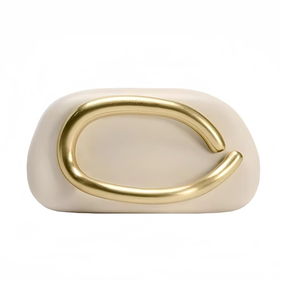 Women PU Leather Metal Handle Handbag Trendy Commuting Compact Stone Purse Hand-held Causal Shoul... | Amazon (US)