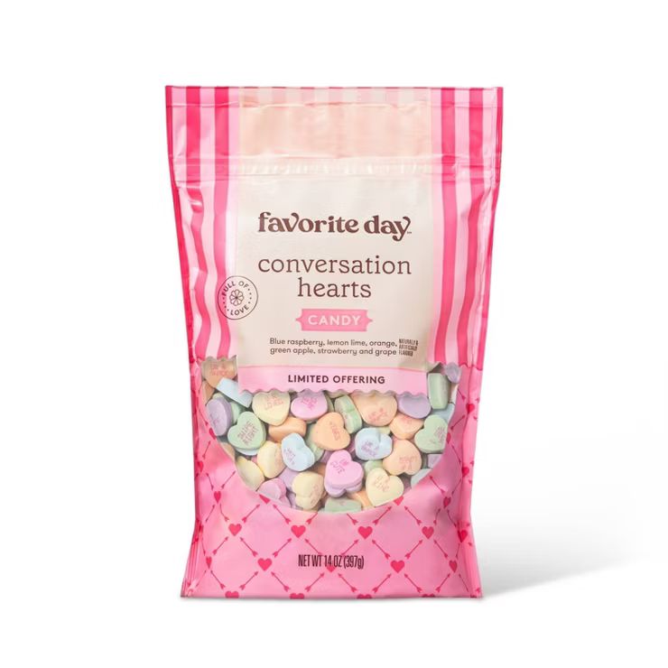 Valentine Small Conversation Hearts Stand Up Bag - 14oz - Favorite Day™ | Target