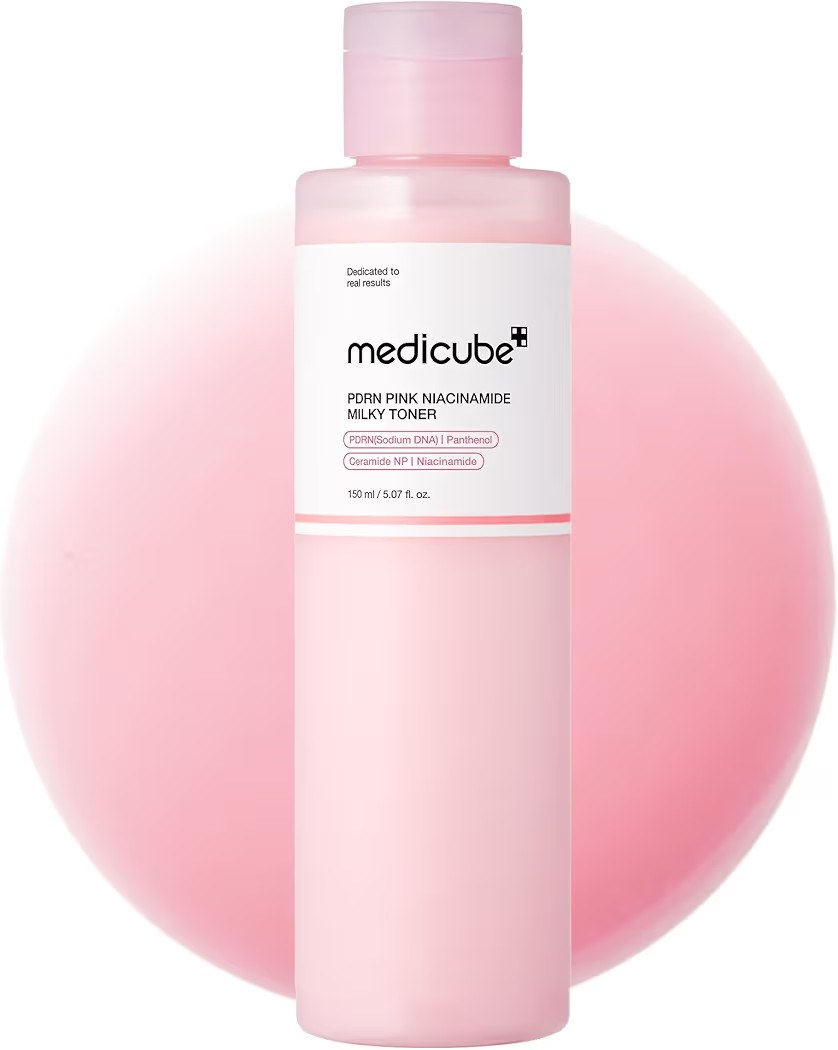 medicube PDRN Pink Niacinamide Milky Toner for Hydrating, Moisturizing, Soothing, Ceramide, Pepti... | Amazon (US)