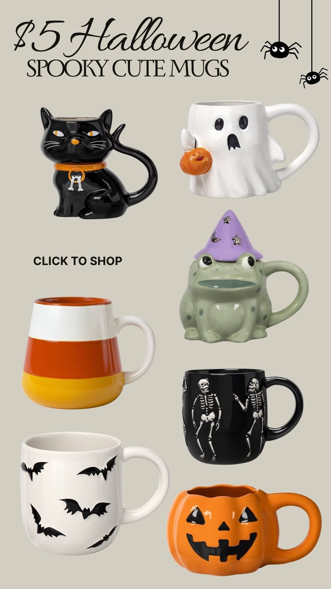 The most adorable $5 mugs! Perfect for the Halloween season! 🍂🍁 #targethalloween #targetfallfinds #fallfashion #target #fallstyle #newarrivals #trendingnow #womensfashion

#LTKSeasonal