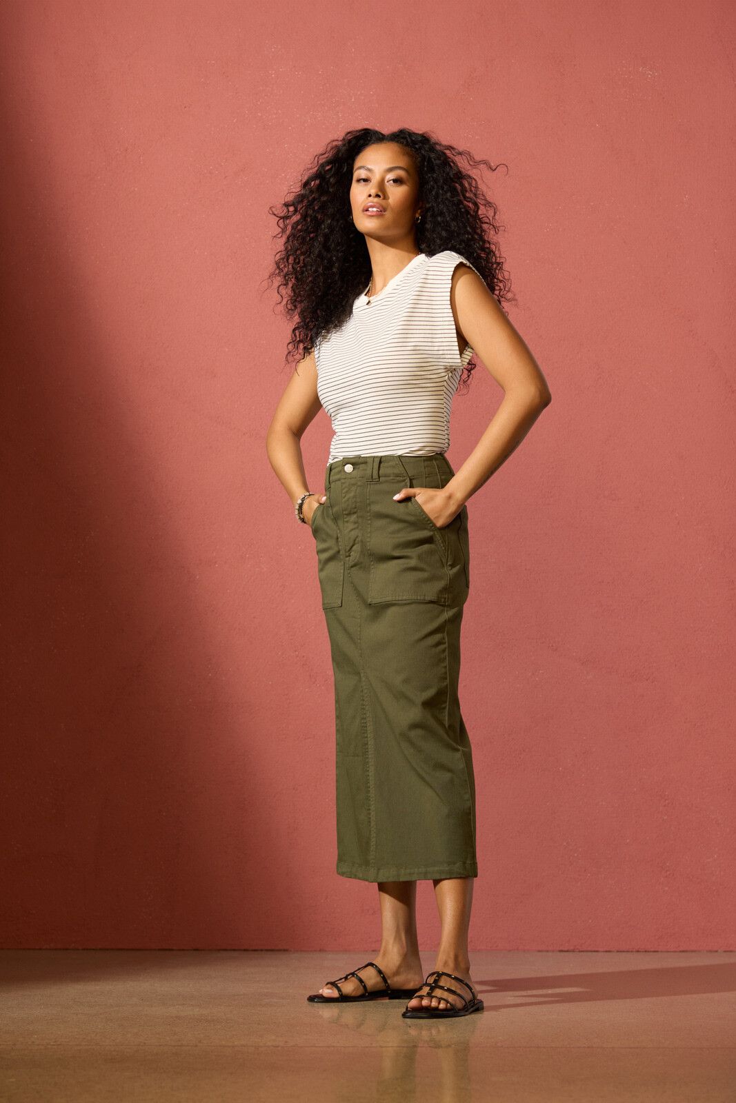 Laurelle Utility Skirt | EVEREVE