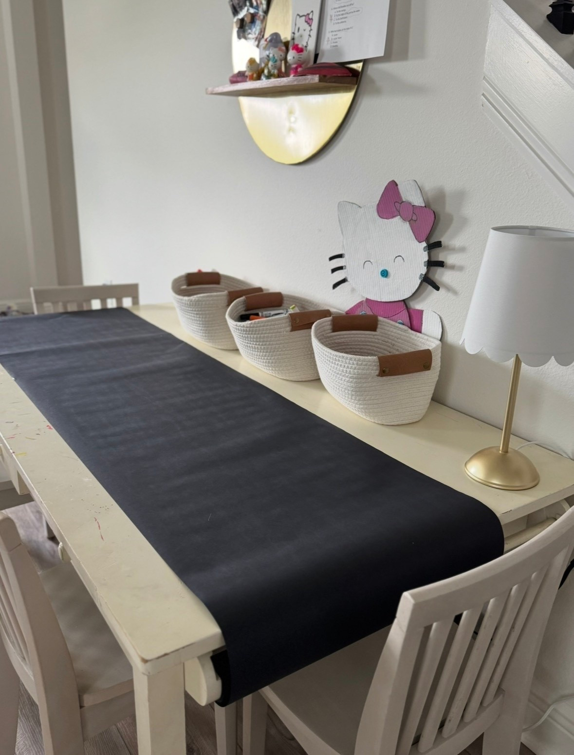 One of those kid purchases I’d make all over again. 🙌 We’ve had this art table through multiple houses, and at 8 years old, she STILL uses it.

My advice? Skip the little plastic easel and buy a craft table they can grow into. When they’re little, use the paper roll for coloring and painting. Later, it becomes a craft table—and eventually even a homework spot.

Ours is from Pottery Barn Kids and, surprisingly, it’s not typical PB furniture pricing—it’s in the $200s. I also linked a smaller Wayfair option if you don’t have as much space.

Buy it once and let it grow with them. 🤎

#LTKHome #LTKKids #LTKmomlife