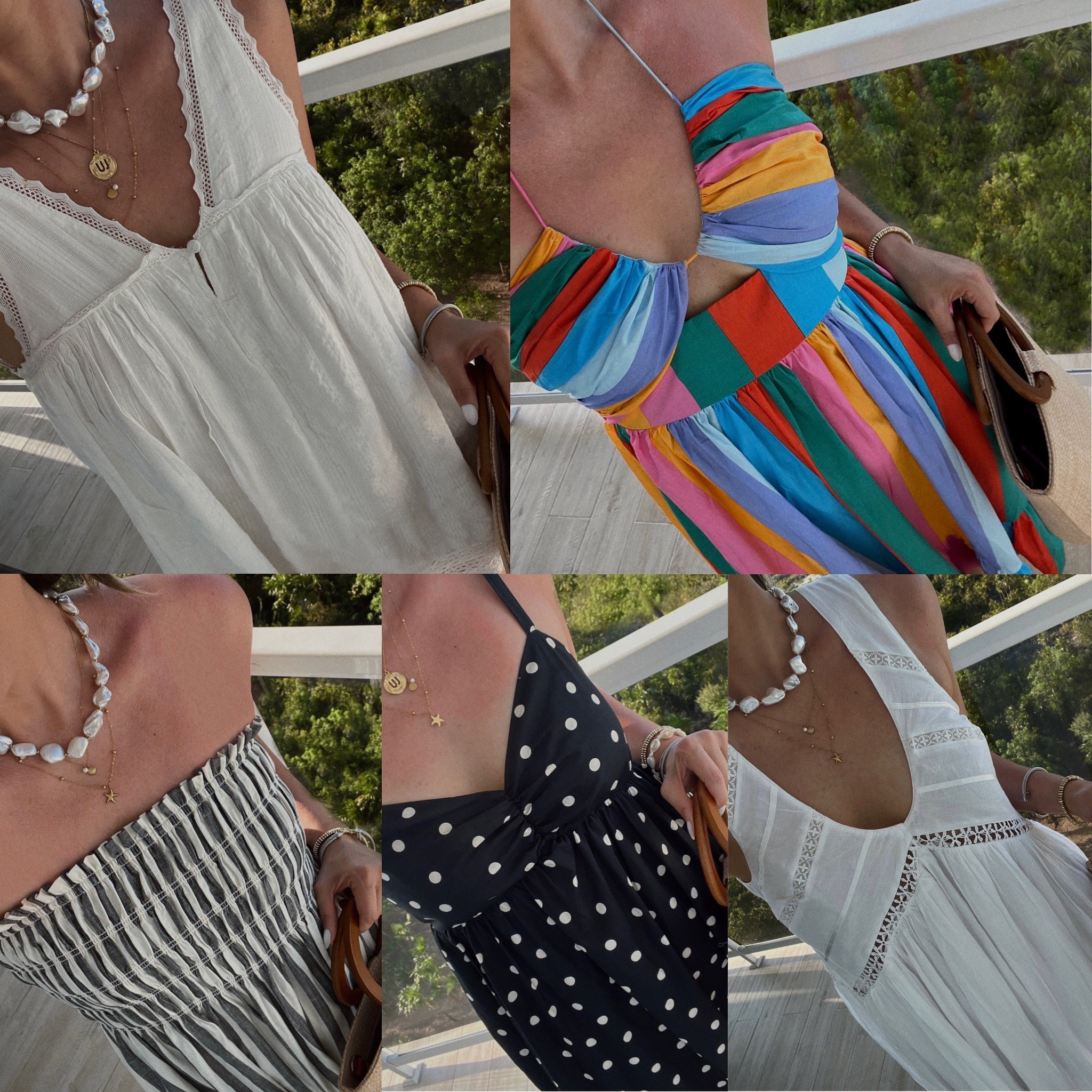 Outfits I wore in vacation in Mexico / summer style / rompers & maxi dresses 