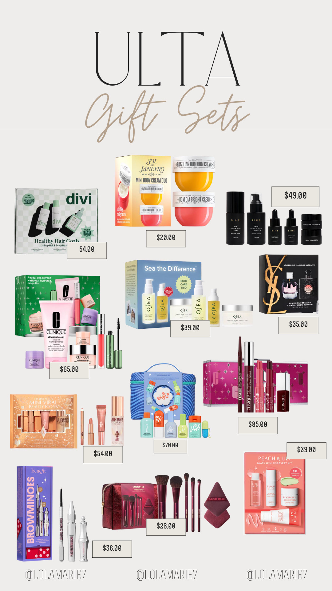 Ulta Beauty Gift Sets 

#ltkbeauty #giftguide #beautygift 

 #LTKCyberWeek #LTKGiftGuide #LTKHoliday