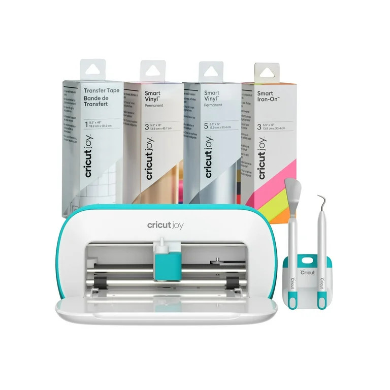 Cricut Joy Smart Die-Cutting Machine, White + Smart Material & Tool Bundle Kit | Walmart (US)