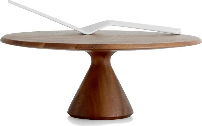 Quatro Acacia Wood Cake Pedestal & Server Set | Nordstrom