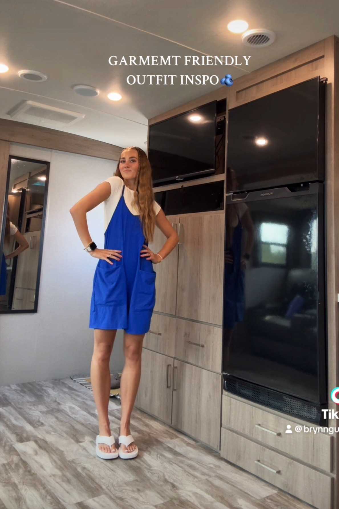 xs in romper , size 2 in shirt! 