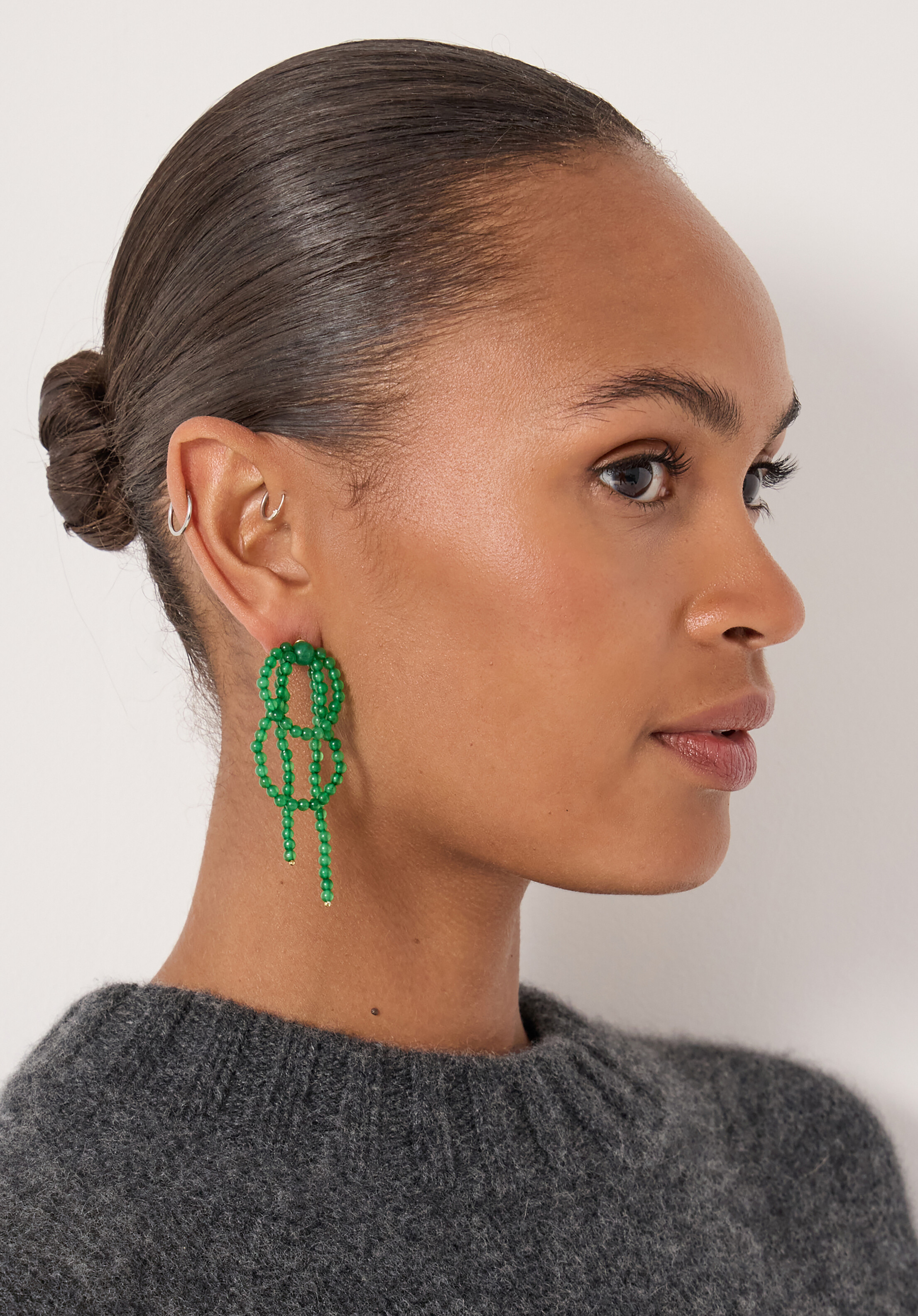 Cascading Beaded Earrings | Hush UK