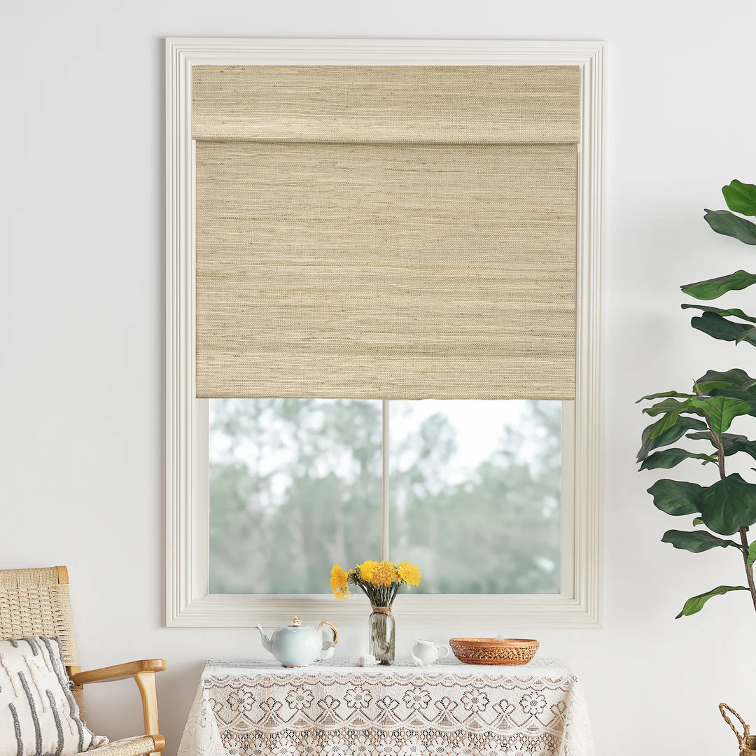Ramie Woven Bamboo Blinds & Shades | Ivory | NeutralCurtains