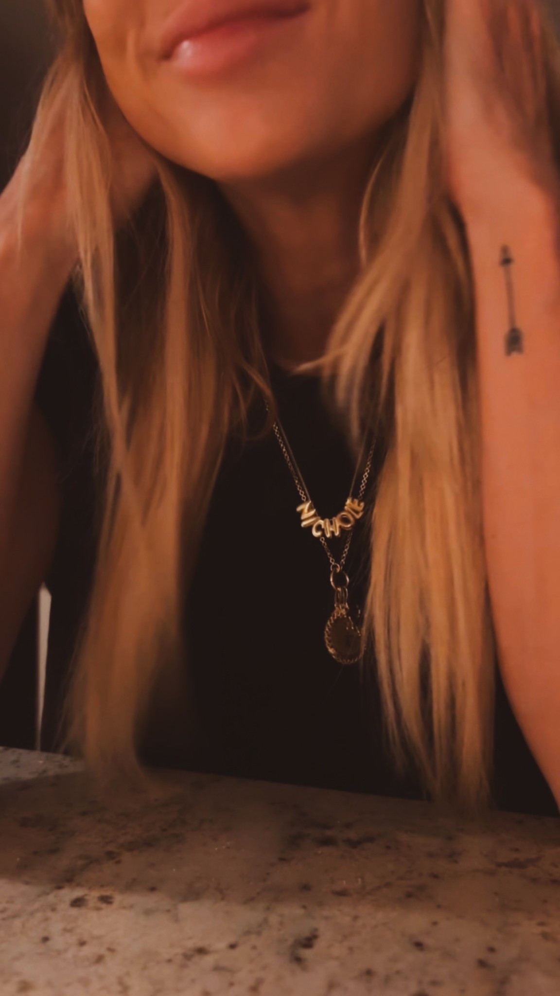 Bubble monogram 🫧 #monogramnecklace #amazonfashion